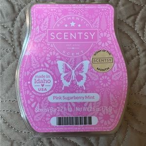 SCENTSY Pink Sugarberry Mint Wax Bar